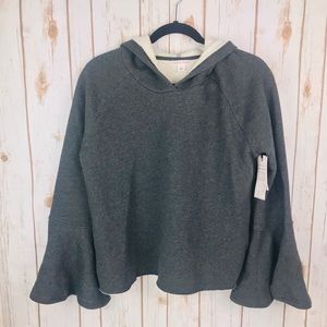 Melrose and Market Bell Sleeve Hooded Sweatshirt